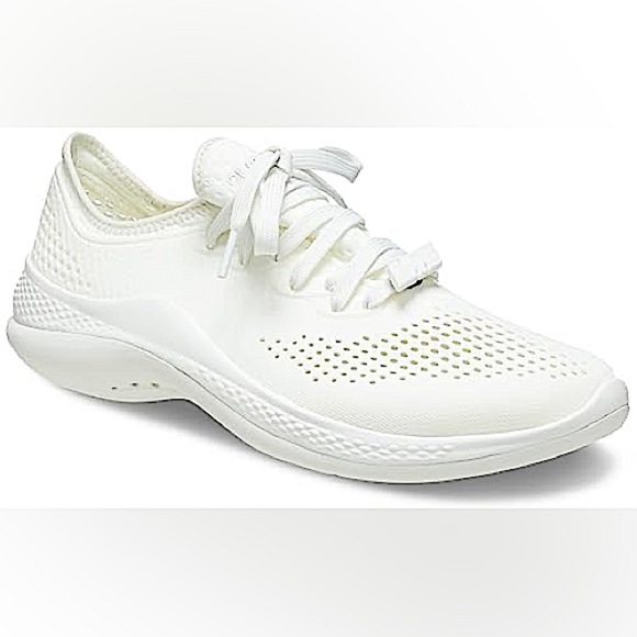 Crocs Literide 360 Pacer Almost White Shoe Men's Size 13 - Picture 1 of 11
